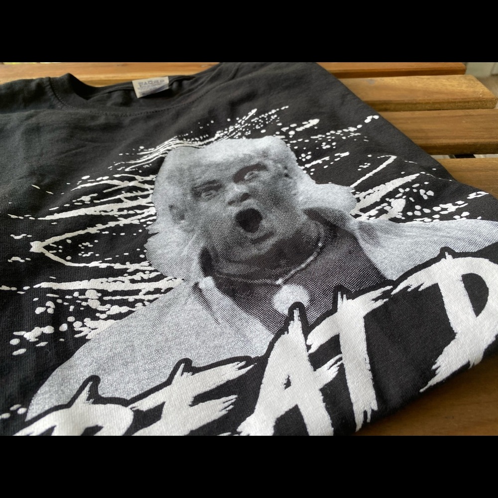 Vintage Rick Flare Black Mens T shirt sz L